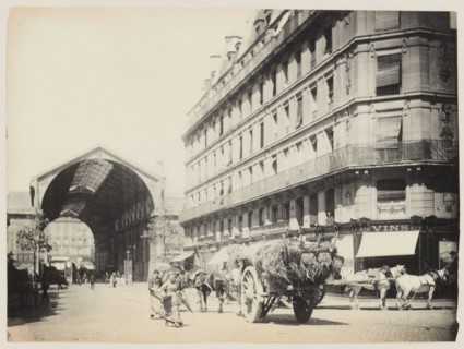 Blancard, Hippolyte (1843 - D.1924), hayard to the Halles, rue de la Lingerie, 1st arrondissement, Paris (dummy title), 1890. Platinum draw. Carnavalet museum, history of Paris.