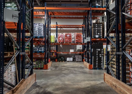 November 9, 2022, Rungis, Ile-de-France (region, France: The METRO logistics platform inaugurated by the Managing Director of METRO France Pascal PELTIER, the President of Rungis International Market ...