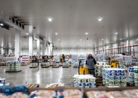 November 9, 2022, Rungis, Ile-de-France (region, France: The METRO logistics platform inaugurated by the Managing Director of METRO France Pascal PELTIER, the President of Rungis International Market ...
