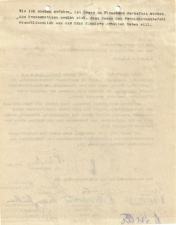 This continuation of the 25 March 1946 application addresses additional procedural details for approving Rudolf Höß as a witness before the International Military Tribunal in Nuremberg. It contains in...