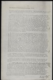 This document contains the second page of Rudolf Höß's testimony at the Nuremberg trials on 5 April 1946. It continues to detail concentration camp administration, prisoner treatment, forced labor, an...