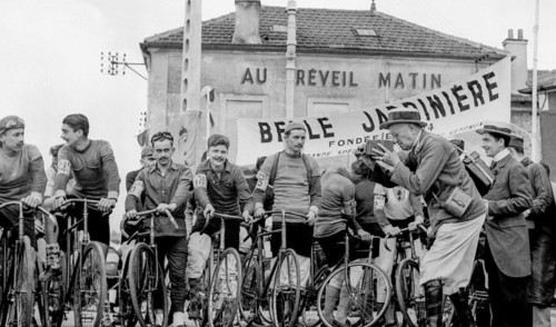 Start of the first Tour de France  in Montgeron, 19th July 1903