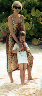 Princess Diana Holidays in the Bahamas with Prince Harry November 1990