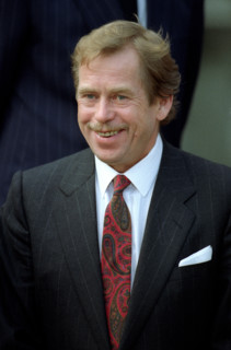 VACLAV HAVEL PRESIDENT OF CZECHOSLAVAKIA 22 April 1991