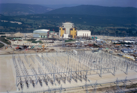 France - Central nuclear Creys Malville.