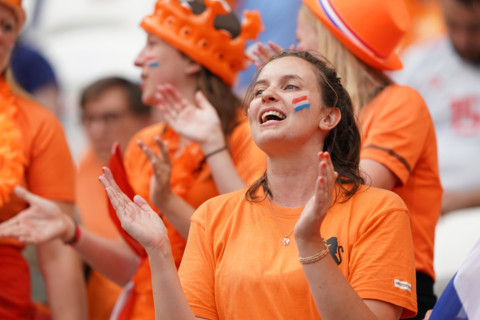 3 july 2019 Lyon, France FIFA Women's World Cup France 2019   Fans of the Netherlands