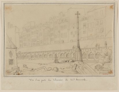View of part of the mass graves of the Holy Innocents.