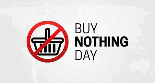 Buy Nothing Background Illustration