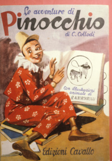 The Adventures of Pinocchio by Carlo Collodi illustrated by rino albertarelli,1944