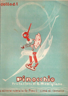 'Le avventure di Pinocchio', written by Carlo Collodi, is the first edition of the Italian classic, illustrated by B. Albi Bachini. This 1944-1948 edition showcases the timeless story of Pinocchio wit...
