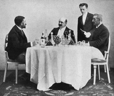 Luncheon at the Count of Dion's, in October 1895