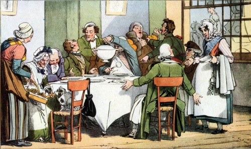 Xavier Leprince, Common table called "Inconveniencies of the coach"