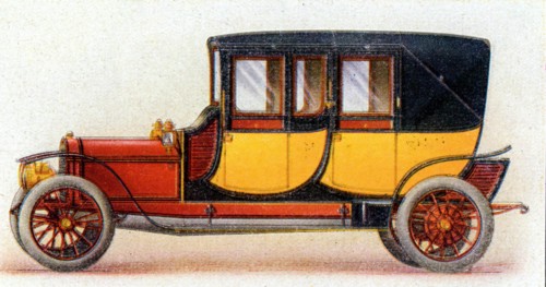 Automobile: boat-shaped double-landau