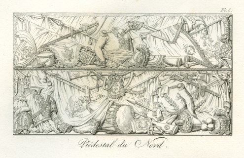 Colonne Vendôme : relief ornant le piédestal côté nord
