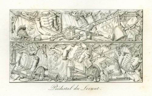 Colonne Vendôme : relief ornant le piédestal côté est