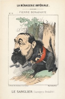 Pierre Bonaparte. Caricature