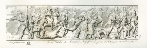 Colonne Vendôme : Le 14 octobre, le maréchal Ney force le pont d'Echlingen et enlève la position de l'Abbaye.