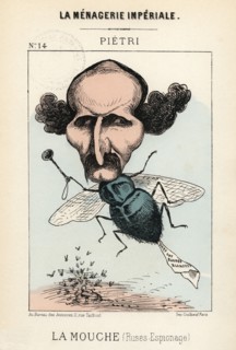 Pierre Marie Piétri. Caricature
