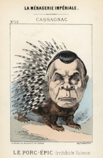 Bernard Granier de Cassagnac. Caricature