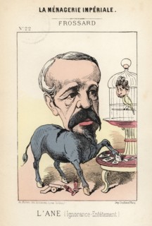 Charles Auguste Frossard. Caricature