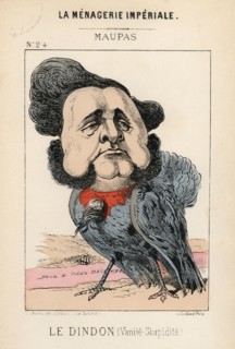 Charlemagne Emile de Maupas. Caricature