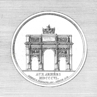 Médaille de la campagne de 1805 : Arc de triomphe du Carrousel