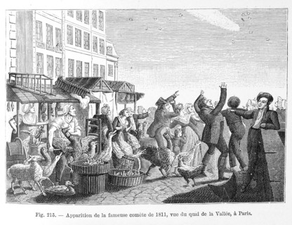 Apparition de la fameuse comète de 1811