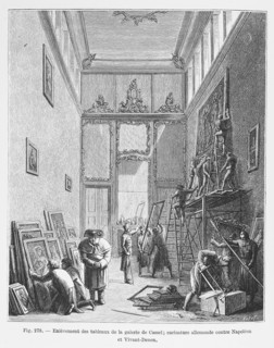 Enlèvement des tableaux de la galerie de Cassel