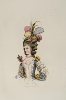 Femme en habit de bal