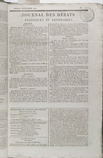 Le journal des Débats