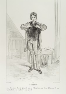 Gavarni, L'Etudiant