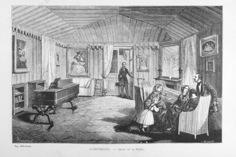 Salon de la reine Hortense au château d'Arenenberg