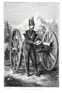 Prince Louis-Napoléon Bonaparte as Captain of the artilliary