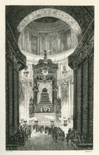 Arrivée du cercueil de Napoléon 1er en l'église des Invalides