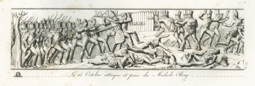 Colonne Vendôme : Le 15 octobre 1805, attaque et prise du Michels-Berg