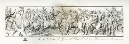 Colonne Vendôme : Le 19 octobre 1805, le général Werneck et sa division sont fait prisonniers.