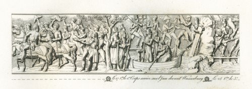 Colonne Vendôme : Le 27 octobre, le 1er corps arrive sur l'Inn devant Wasserburg.