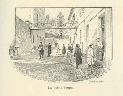 La petite soupe : le régiment de Zouaves à l'heure du repas