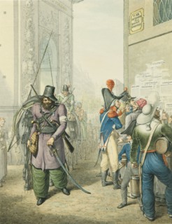 Opitz, Les Cosaques à Paris en 1814