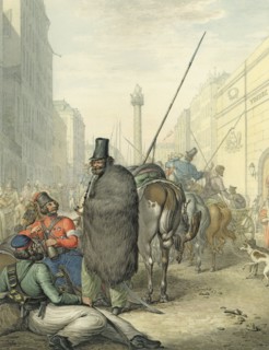 Opitz, Les Cosaques à Paris en 1814
