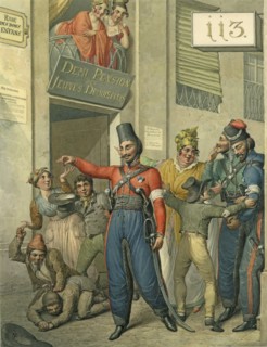 Opitz, Les Cosaques à Paris en 1814