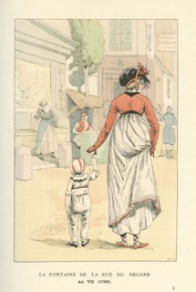 La fontaine de la rue de Regard (The fountain of the rue du Regard), 1799
