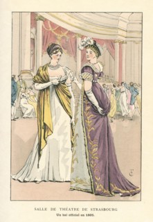 Salle de théâtre de Strasbourg, un bal officiel en 1805