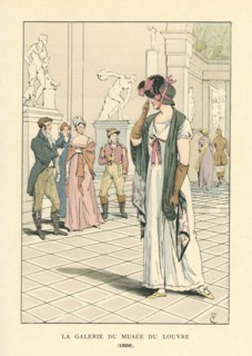 La galerie du musée du Louvre, 1806