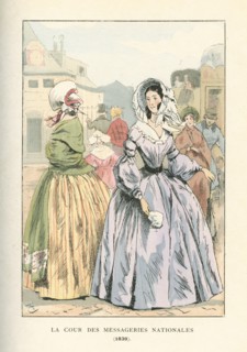 La cour des messageries nationales, 1839