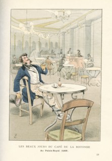 Les beaux jours du café de la Rotonde, au Palais-Royal, 1868