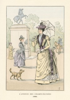 L'avenue des Champs-Elysées, 1888