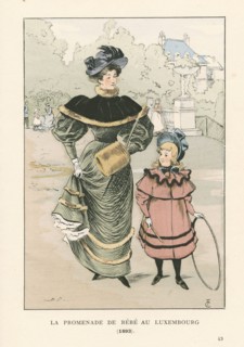 La promenade de bébé au Luxembourg, 1893