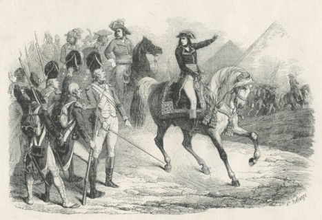 Bonaparte devant les pyramides de Gizeh
