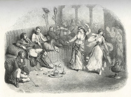 Bonaparte reçu par les Mamelouks au Caire (juillet 1798)